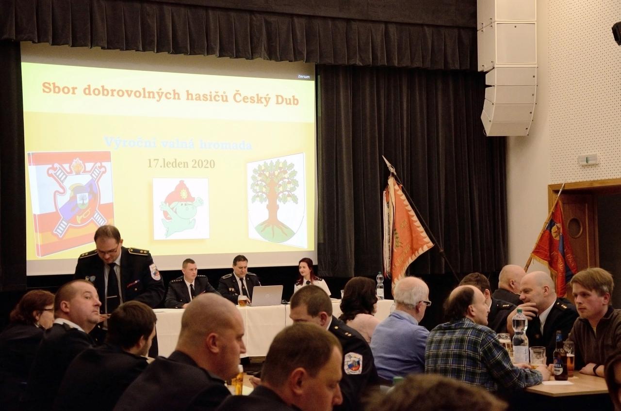 Výroční schůze Sboru dobrovolných hasičů Český Dub